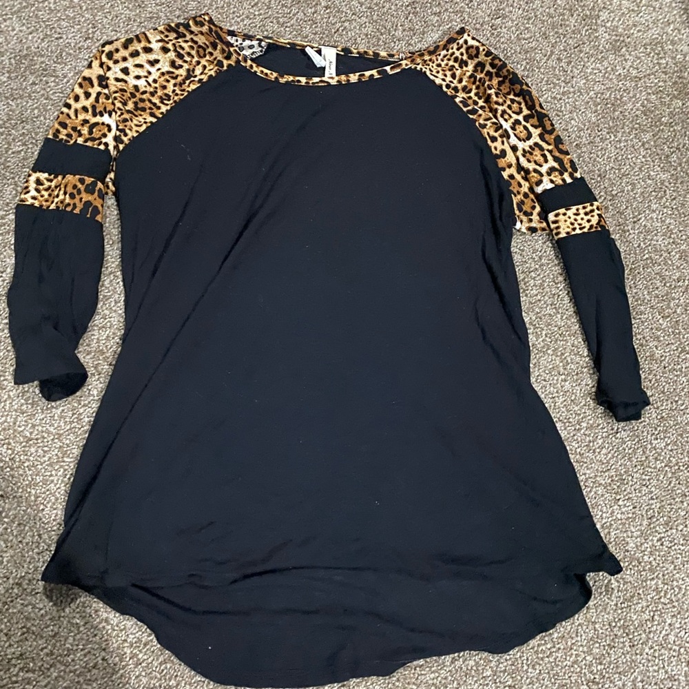 Now and Forever leopard shirt